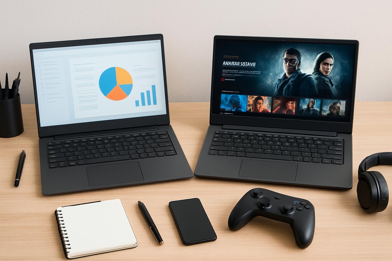 Jak wybrać laptop do pracy i rozrywki?. Praktyczne zestawienia i rekomendacje modeli Jak wybrać laptop do pracy i rozrywki?. Praktyczne zestawienia i rekomendacje modeli